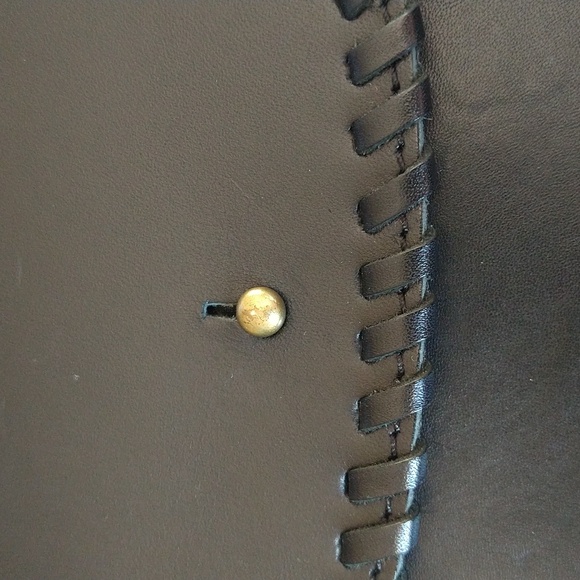 Madewell The Whipstitch Belt Bag In Black Leather Gold Hardware - Picture 9 of 15